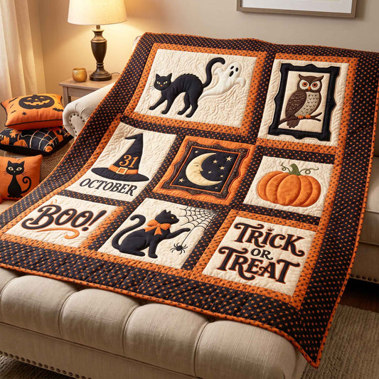 Trick Grid Quilted Blanket NCU0TD3000