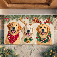 Triple Festive Goldens Doormat NCU0TD680
