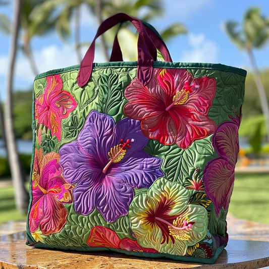 Tropic Blush Quilted Tote Bag NCU0DV7177