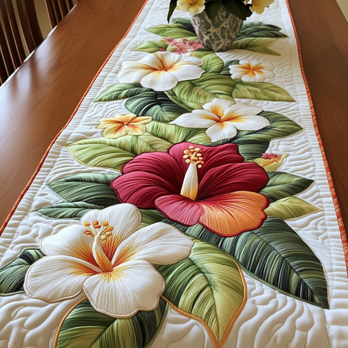 Tropic Grace Quilted Table Runner NCU0VL1786