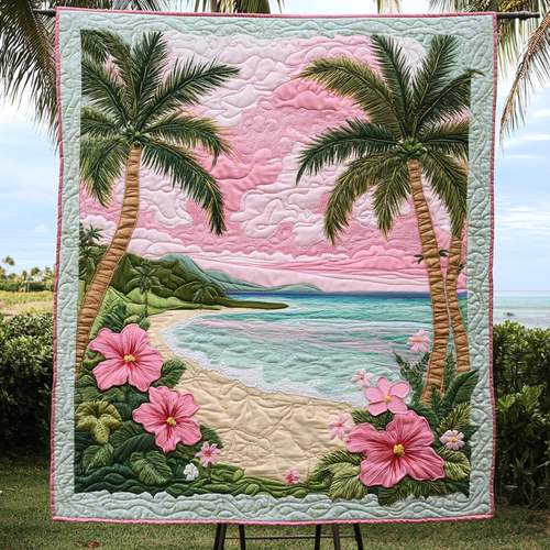 Tropic Kiss Quilted Blanket NCU0VH4899