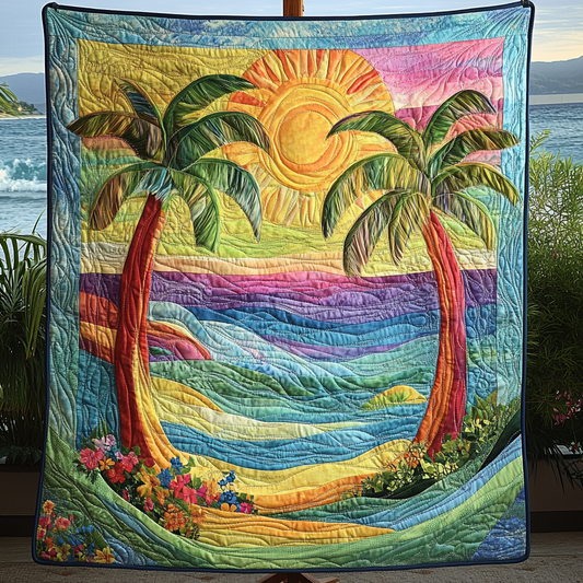 Tropical Bliss Quilted Blanket NCU0VH3886