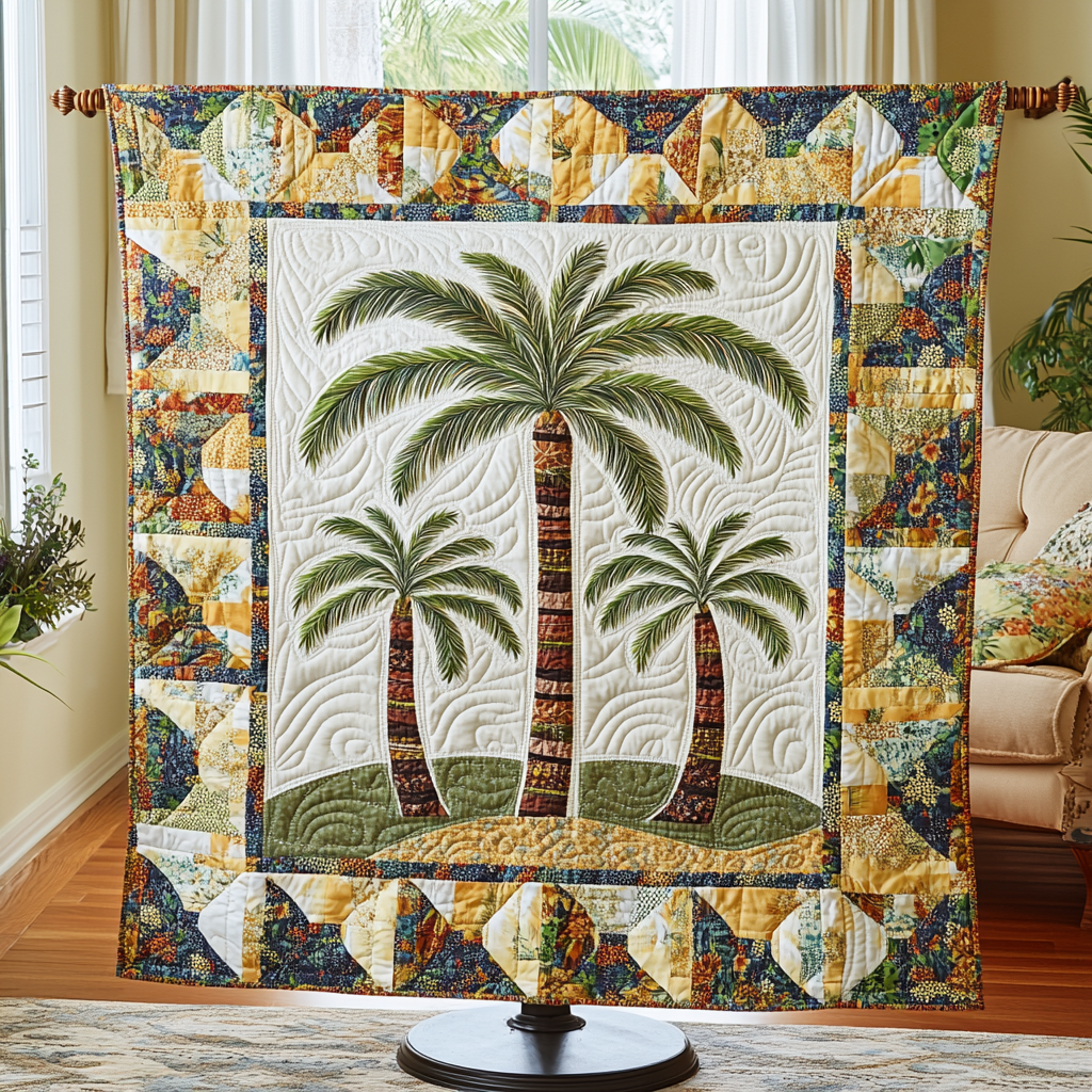 Tropical Bliss Quilted Blanket NCU0VH5066