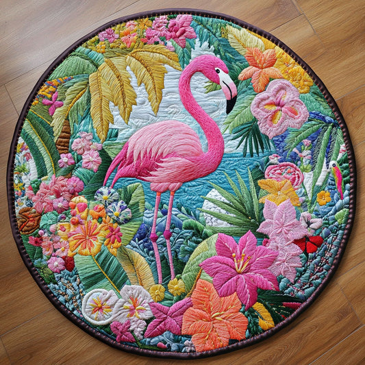 Tropical Bliss Quilted Round Mat NCU0NT4947