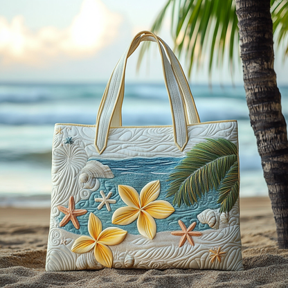 Tropical Bliss Quilted Tote Bag NCU0VL2681