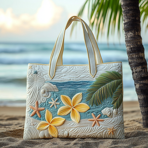 Tropical Bliss Quilted Tote Bag NCU0VL2681