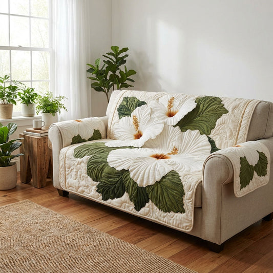 Tropical Bloom Quilted Sofa Cover NCU0DK12126