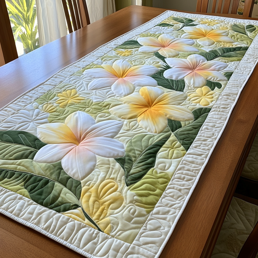 Tropical Blooms Quilted Table Runner NCU0DK5980