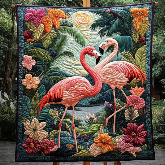 Tropical Blush Quilted Blanket NCU0PT4593