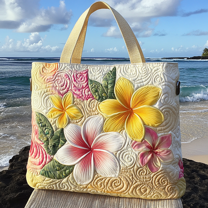 Tropical Blush Quilted Tote Bag NCU0VL2754