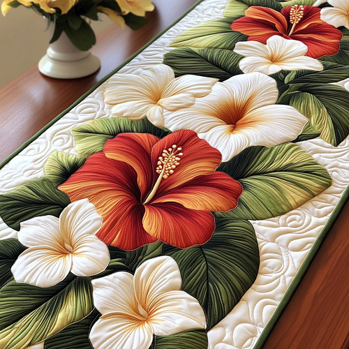 Tropical Escape Quilted Table Runner NCU0VL1863