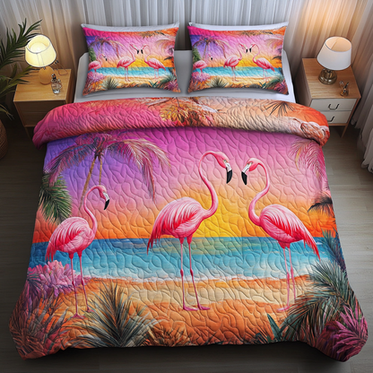 Tropical Flight 3-Piece Quilted Bedding Set NCU0DK6789
