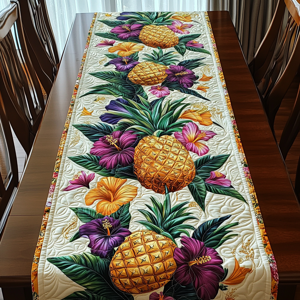 Tropical Fusion Quilted Table Runner NCU0DK5914