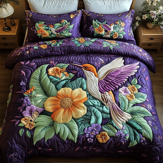 Tropical Haven 3-Piece Quilted Bedding Set NCU0VH2438