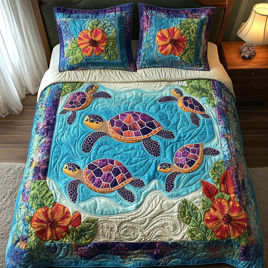 Tropical Haven Quilted Bedding Set NCU0DV1923