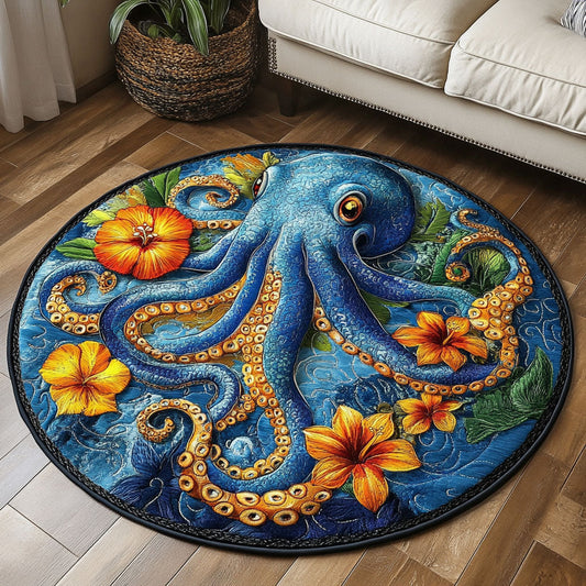 Tropical Hug Quilted Round Mat NCU0NT7051
