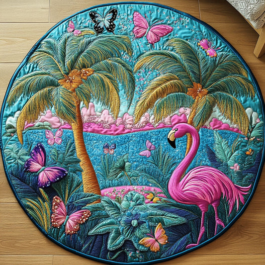 Tropical Paradise Quilted Round Mat NCU0NT4948