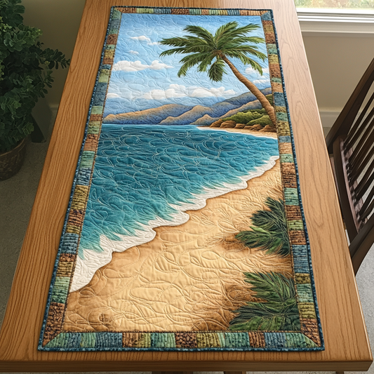 Tropical Paradise Quilted Table Runner NCU0DK5955