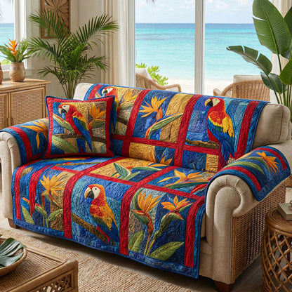 Tropical Rhythm Quilted Sofa Cover NCU0NT12167