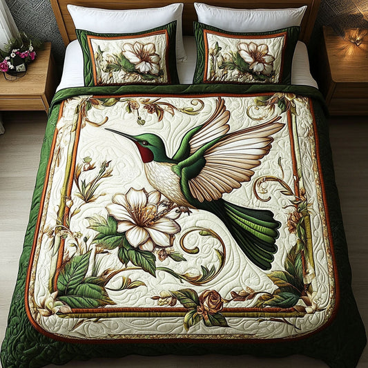 Tropical Song 3-Piece Quilted Bedding Set NCU0NT3525