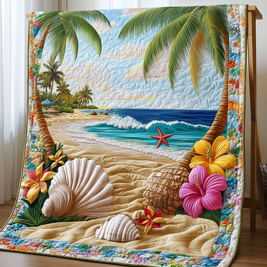Tropical Starfish Quilted Blanket NCU0VL2693
