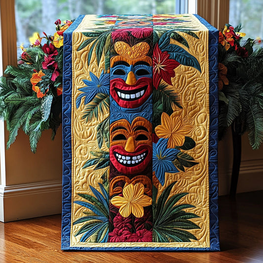 Tropical Totems Quilted Table Runner NCU0PT6388