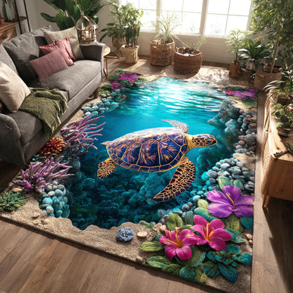 Tropical Water Dream Area Rug NCU0TV1694