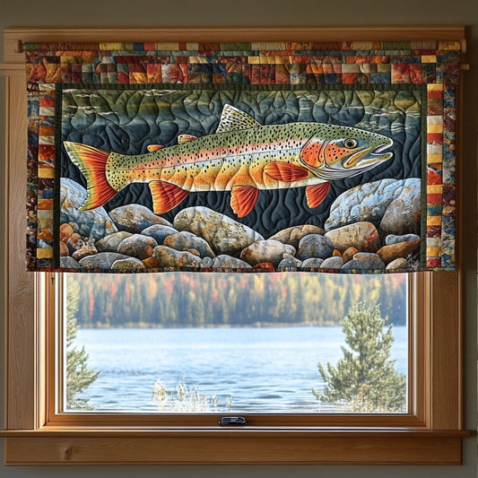 Trout Haven Quilted Valance NCU0PT4552