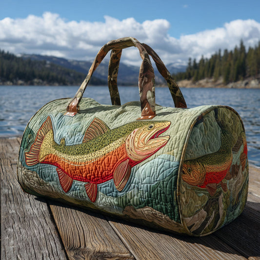 Trout Spirit Quilted Duffle Bag NCU0PT9022