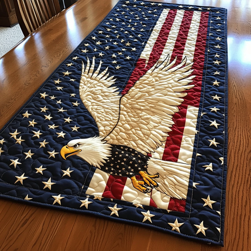 True Eagle Quilted Table Runner NCU0DK8456