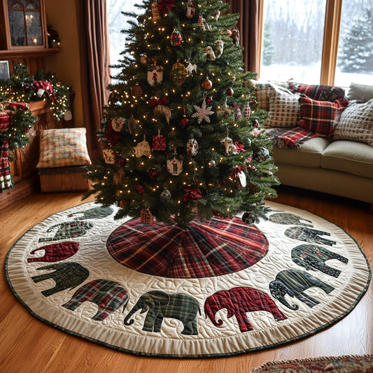 Trunk of Joy Quilted Christmas Tree Skirt NCU0DV7832