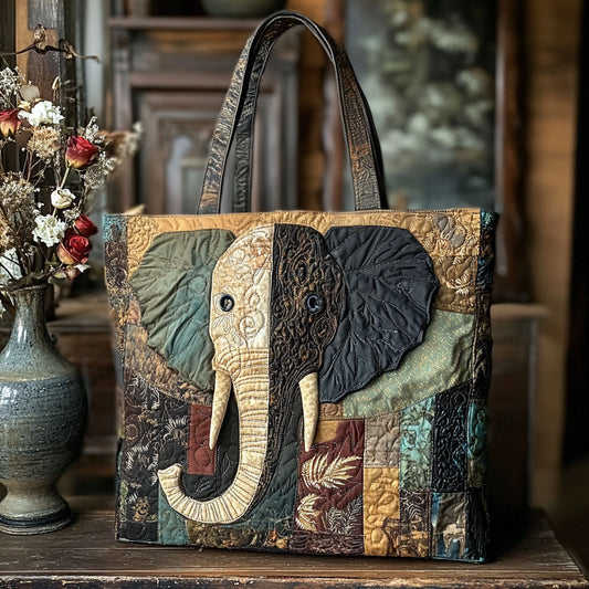 Trunk of Light Quilted Tote Bag NCU0PT8916