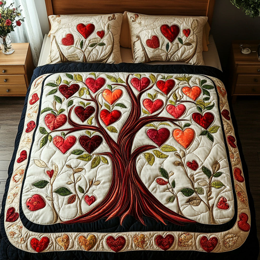 Trunk of Trust 3-Piece Quilted Bedding Set NCU0NT2776