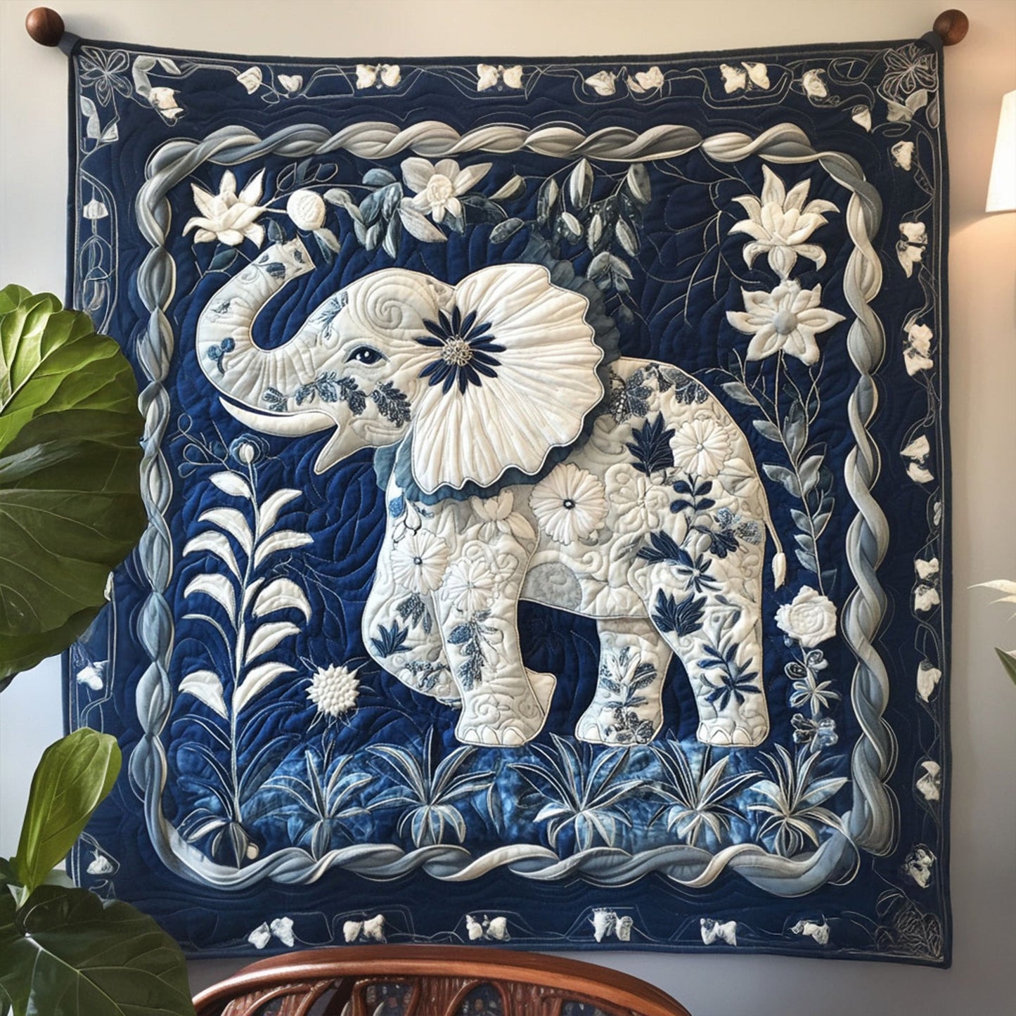 Trunked Glory Quilted Blanket NCU0PT7308