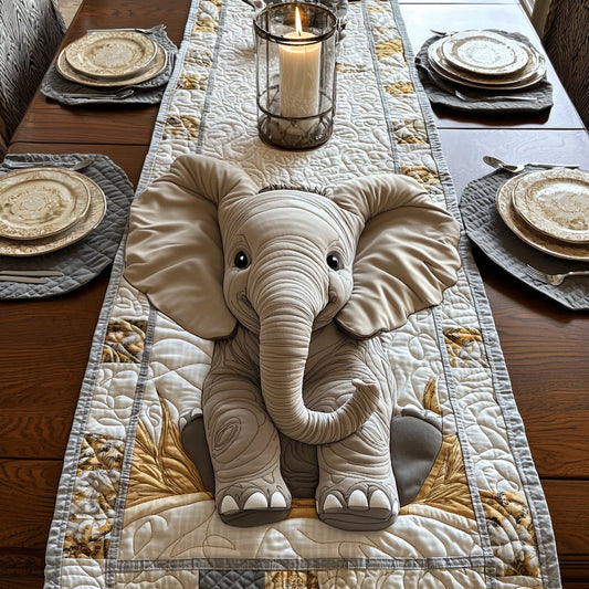 Trunkling Trails Quilted Table Runner NCU0DV6461
