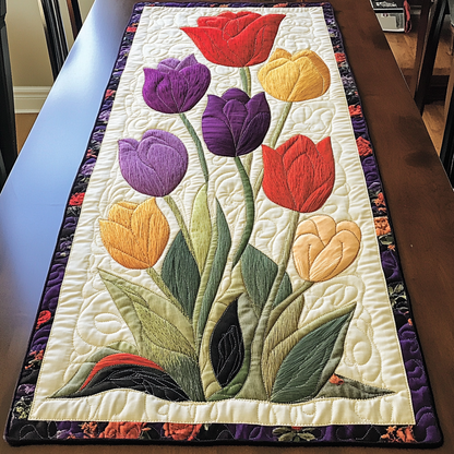 Tulip Serenity Quilted Table Runner NCU0VL1438
