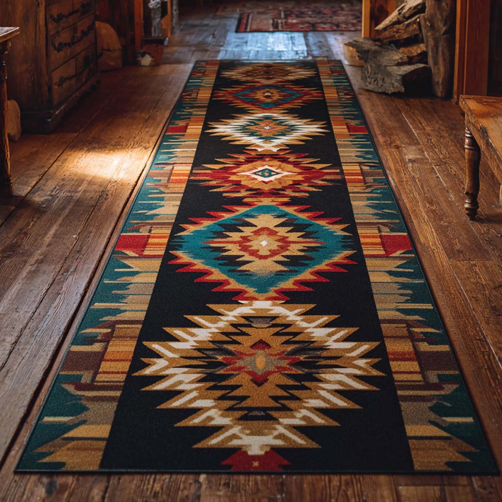 Turquoise Spirit Runner Carpet NCU0XD1816