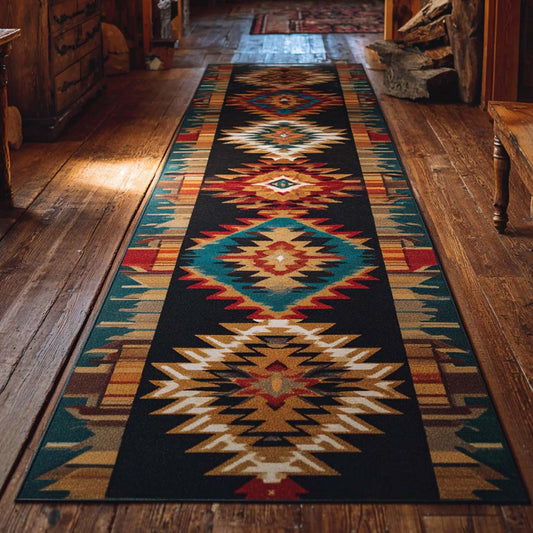 Turquoise Spirit Runner Carpet NCU0XD1816