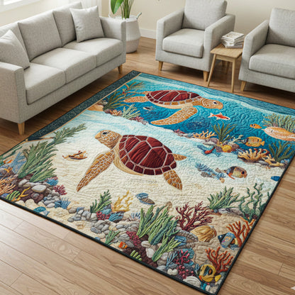 Turtle Harmony Area Rug NCU0NT11698