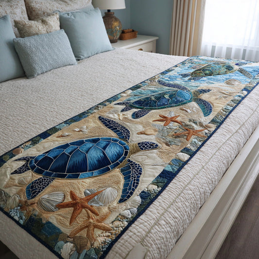 Turtle Bay Quilted Bed Runner NCU0DV6849