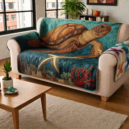Turtle Bay Quilted Sofa Cover NCU0DK12088