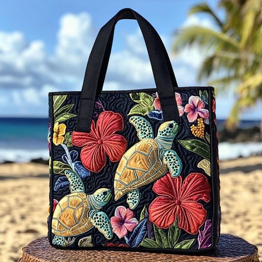 Turtle Bay Quilted Tote Bag NCU0DV6794