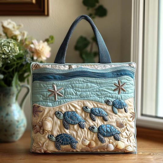 Turtle Breeze Joy Quilted Tote Bag NCU0NT8685