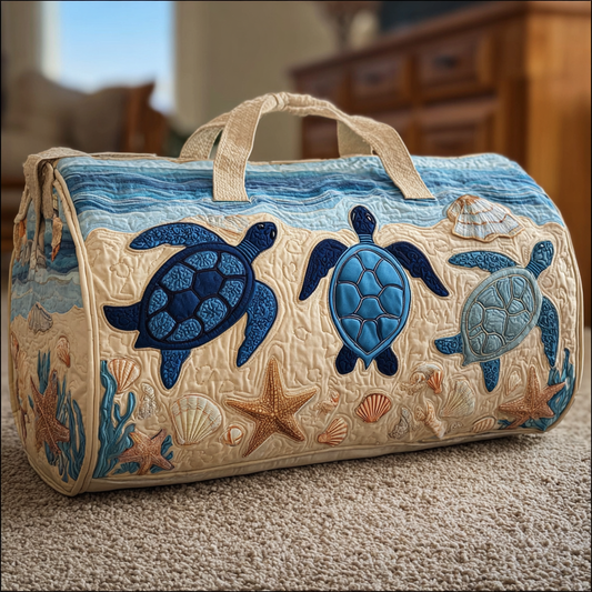 Turtle Dream Quilted Duffle Bag NCU0DK9811