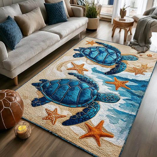 Turtle Dreams Area Rug NCU0DK10155
