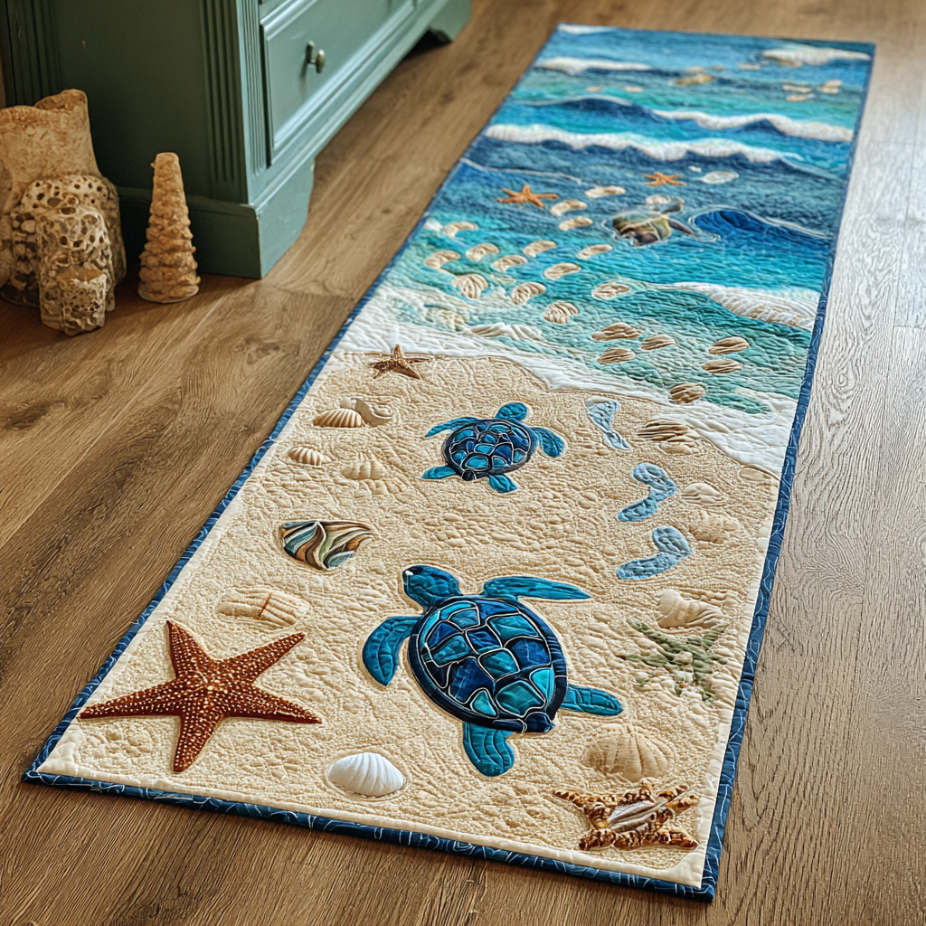 Turtle Dreams Runner Carpet NCU0DK10877 – Vantique