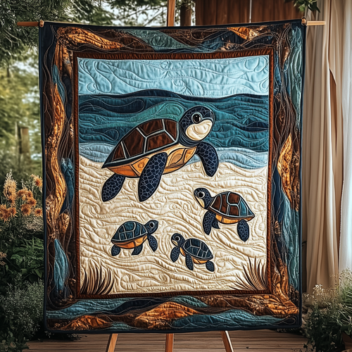 Turtle Haven Quilted Blanket NCU0DK2918