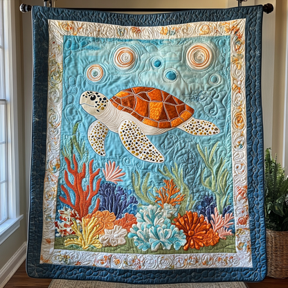 Turtle Haven Quilted Blanket NCU0DK8770