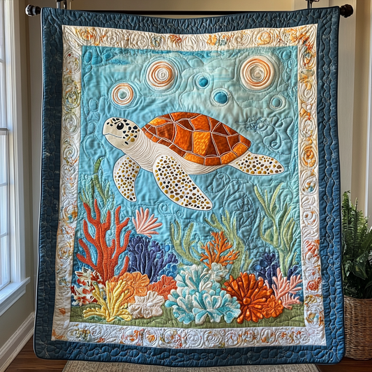 Turtle Haven Quilted Blanket NCU0DK8770