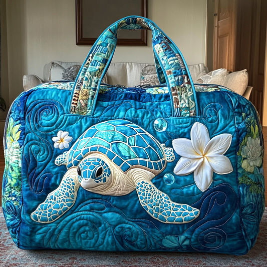 Turtle Journey Quilted Duffle Bag NCU0DK9881